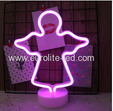 Led Neon Angle Night Light Fevistal Holiday Decration Light