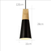 euroliteLED 9W Black Single-Head LED Chandelier Nordic Modern Pendant Lamp Hanging Wire 120cm Freely Adjustable