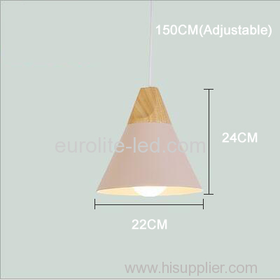 euroliteLED Pink Single-Head LED Chandelier Nordic Modern Simplicity Pendant Lamp Hanging Wire 150cm Freely Adjustable