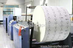 paper cup printing on flexo machine with food grade ink