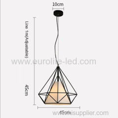 euroliteLED 12W 45cm White Iron Art Chandelier Nordic Creative Living Room Lights Bedroom Restaurant Illumination