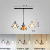 euroliteLED Chandelier Iron Art 3 Holder Color Ceiling Lights Nordic Creative Living Room Lights Restaurant Illumination