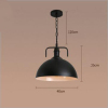euroliteLED 10W Black L Vintage Lighting Retro Pendant Lamp Iron Shade Industrial Chandelier