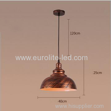 euroliteLED Bronze 10W L Industrial Pendant Light Vintage Barn Hanging Lamp Modern Iron Ceiling Light Dining Room Lamp