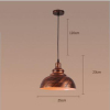 euroliteLED Bronze 10W M Industrial Pendant Light Vintage Barn Hanging Lamp Modern Iron Ceiling Light Dining Room Lamp