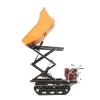 palm garden design crawler truck dumper with lift container