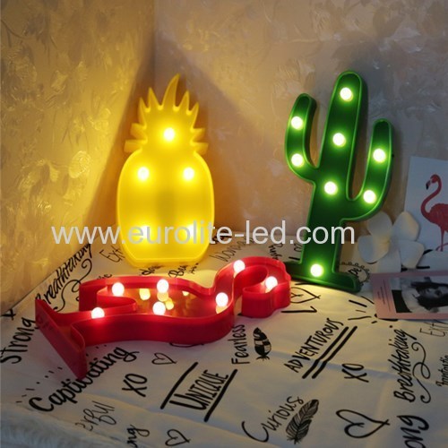 Led Plastic Flamingo Loveiy Party Kids Decoration Night Light