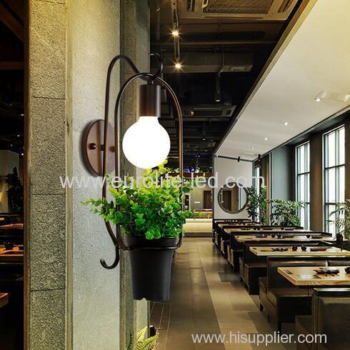 euroliteLED Creative Potted Green Plant Wall Lamp LED Wall Lamp E27 Stylish and Refined