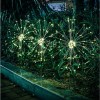 Led Solar Powered 90 Leds Firework Explode Holiday Courtyard Decoration Pin Lamp