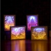 Led Paper Carving Romantic Frame Soft Holiday Room Decoration Light Night