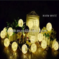 Led Lace Fabric Ball String Battery 1.5m 10Leds Wedding Holiday Party Decoration Night Light