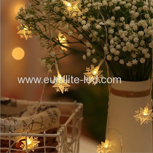 Led Star String Battery Cute Holiday Room Garden Decoration Night Light