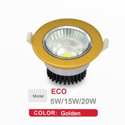 euroliteLED 5W 15W 20W COB LED Downlight 3000K-6500K IP20 Multi-color Optional