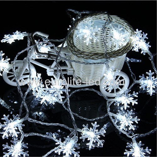 Led Solar PoweredSnow String Outdoor Holiday Christmas Party Decoration Night Light