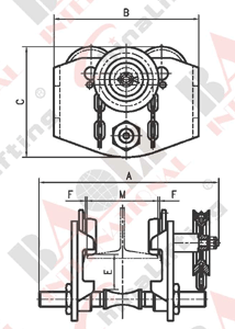 TROLLEY FR TYPE GEARED