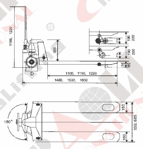 PALLET TRUCK DF MODEL