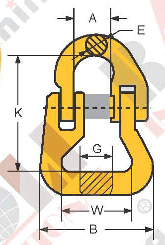 G80 WEB SLING CONNECTOR