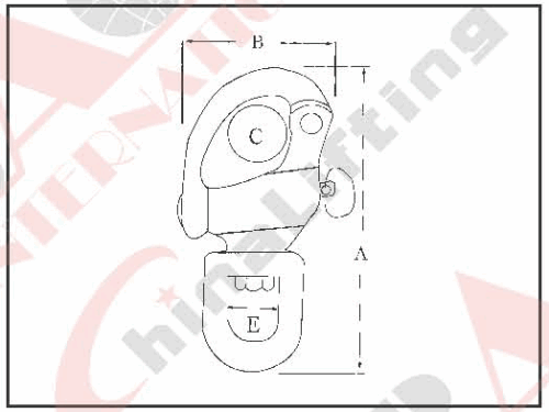 S.S. SWIVEL SNAP SHACKLE AISI:304 or 316