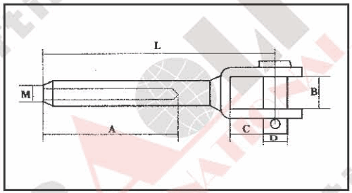 S.S. JAW SWAGE TERMINAL AISI: 304 or 316 28407S 28408S 28409S