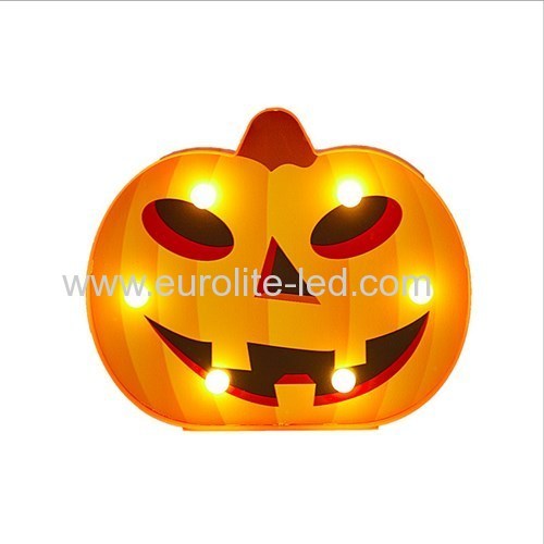 Led 3D Pumpkin Spider Skull Battery Halloween Party Bar Decoration Night Light