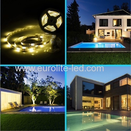 Led Solar Powered Warm White Waterproof Decoration Anit-UV Dropping Glue Soft Night Light