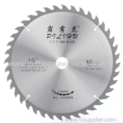 High Quality 10inch Wood TCT Circular Saw Blades For Cutting Pine Wood