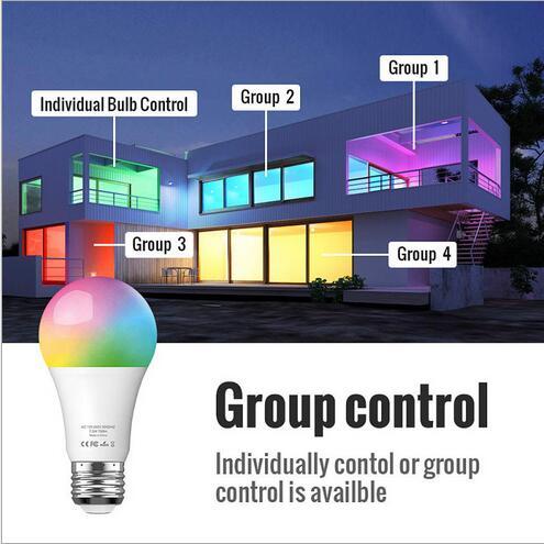 euroliteLED 10W LED WiFi Smart Multicolor RGBW Bulbs