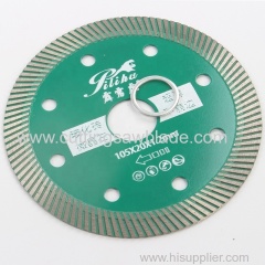 100MM Sintered Diamond Disc Turbine Continuous Diamond Saw Blade For Cutting Tile Glass Ceramics