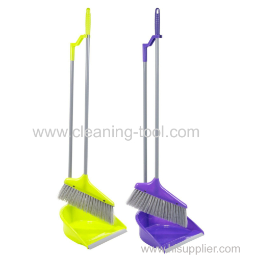 Upright Long Handle Dustpan And Broom Set