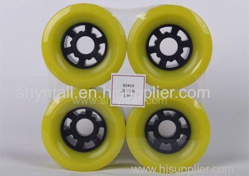 pu wheels for skate board 83*44 customized pu pulley for skate board