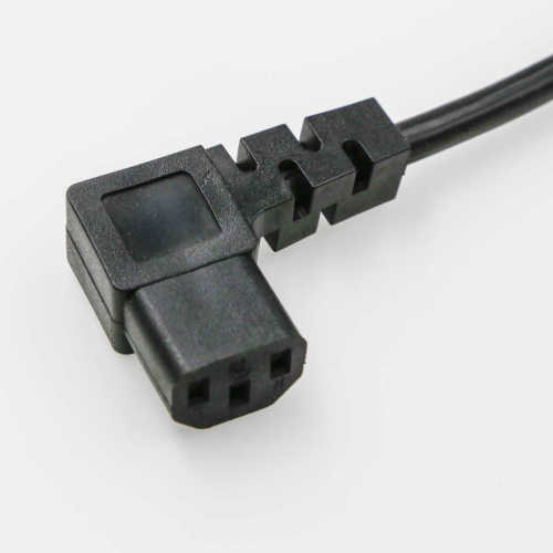 IEC CONNECTOR C13 RIGHT ANGLED