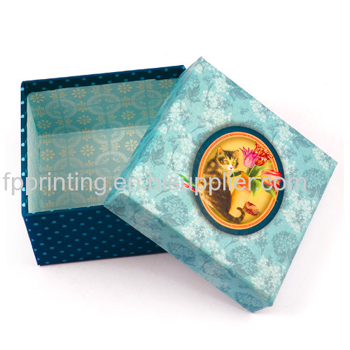 china custom saqure shape gift box