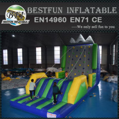 Inflatable rock climbing bouncer games