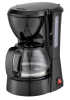 0.75L 6 Cup Drip Coffee Maker With Thermos Glass Carafe Clear Water Level Indicator and One Touch Button