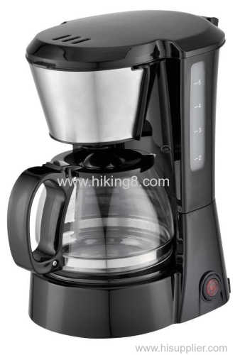 DCoffee Maker With Thermos Glass Carafe Clear Water Level Indicator and One Touch Button