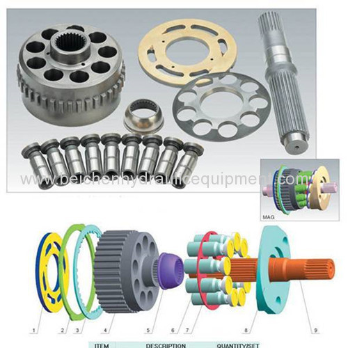 MAG150/MAG170 hydraulic motor parts