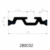 28mm PA66GF25 Polyamide Insulating Profiles for Aluminum Windows and Doors