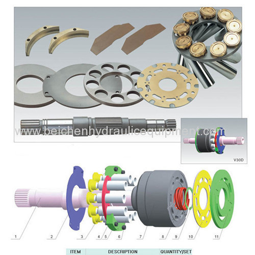 V30D45/V30D95//V30D140/V30D250 hydraulic pump parts