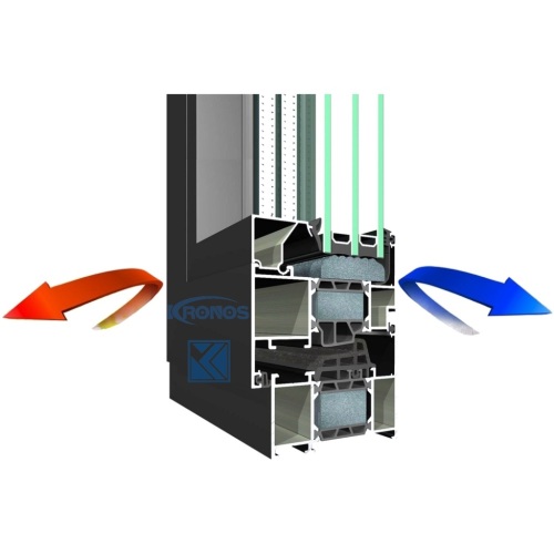 High Precision Extruded 30mm PA66GF25 Thermal Break Polyamide Profiles