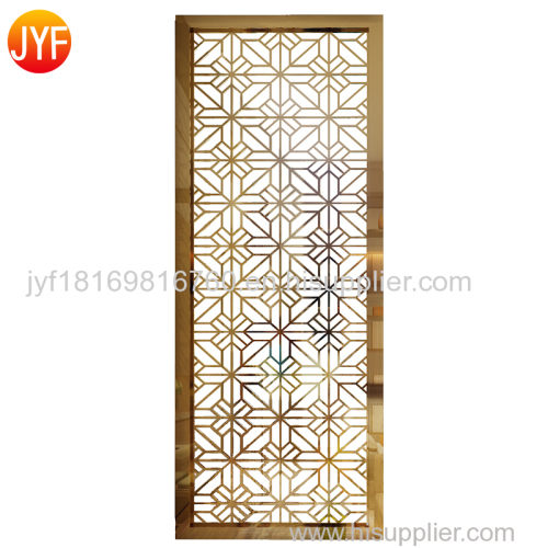 Customized Room Divider Metal Privacy Screens Laser Cutting Room Divider Stainless