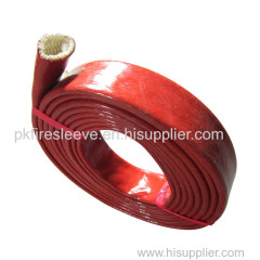 Silicone rubber fiberglass high temperature hose sleeve for heat insulation protection