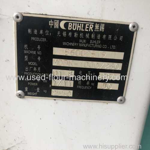 Used MDDK MDDL Rollstands made by Buler China Buhler Swiss