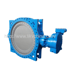 Soft sealed single eccentric butterfly valve