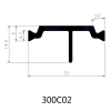 Extruded 30mm Eurogroove PA66GF25 Thermal Break Polyamide Profiles