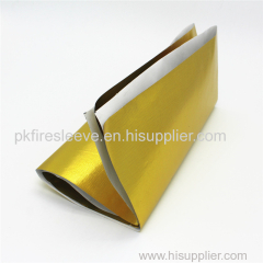 Fire Resistant Adhesive Gold Heat Reflective Film for thermal heat shield barrier