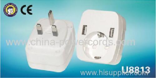 UK type tranvel adaptors with CE certification