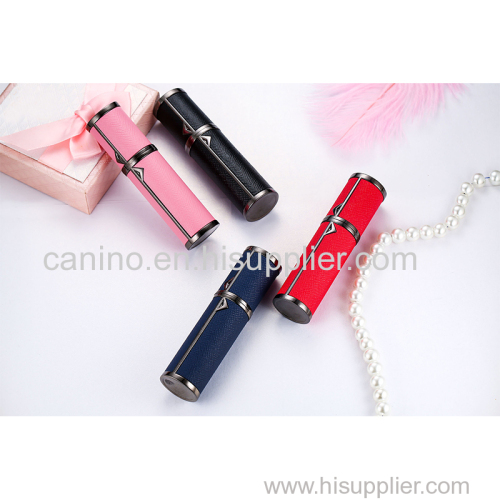 Leather perfume spray bottle perfume atomizer portable bottom filling