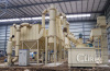 Vertical mill for Carborundum pulverizing