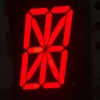 High brightness 2.3inch common cathode red 16 segment alphanumeric led display