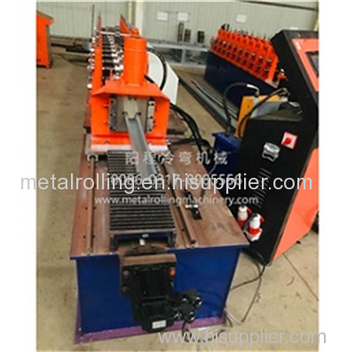 Steel C frame cold roll forming machine with punching logo&holes